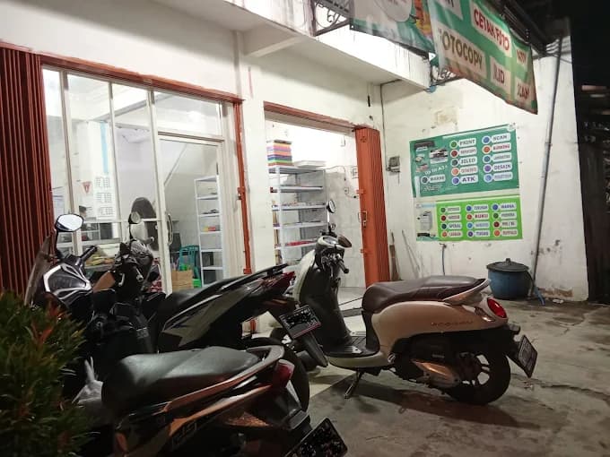 Lokasi area produksi Baznet Print Cabang Sekarpuro Malang